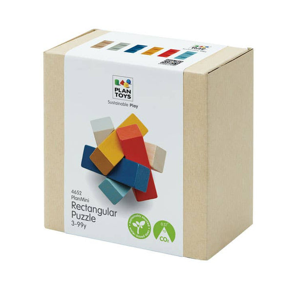 Plan Toys - Rectangular Puzzle Wooden Game