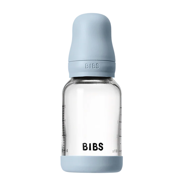 BIBS Glass Baby Bottle 120ml - Latex