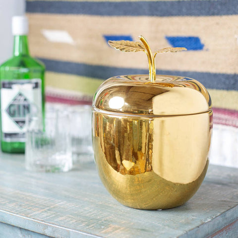 Gold Apple Ice Bucket