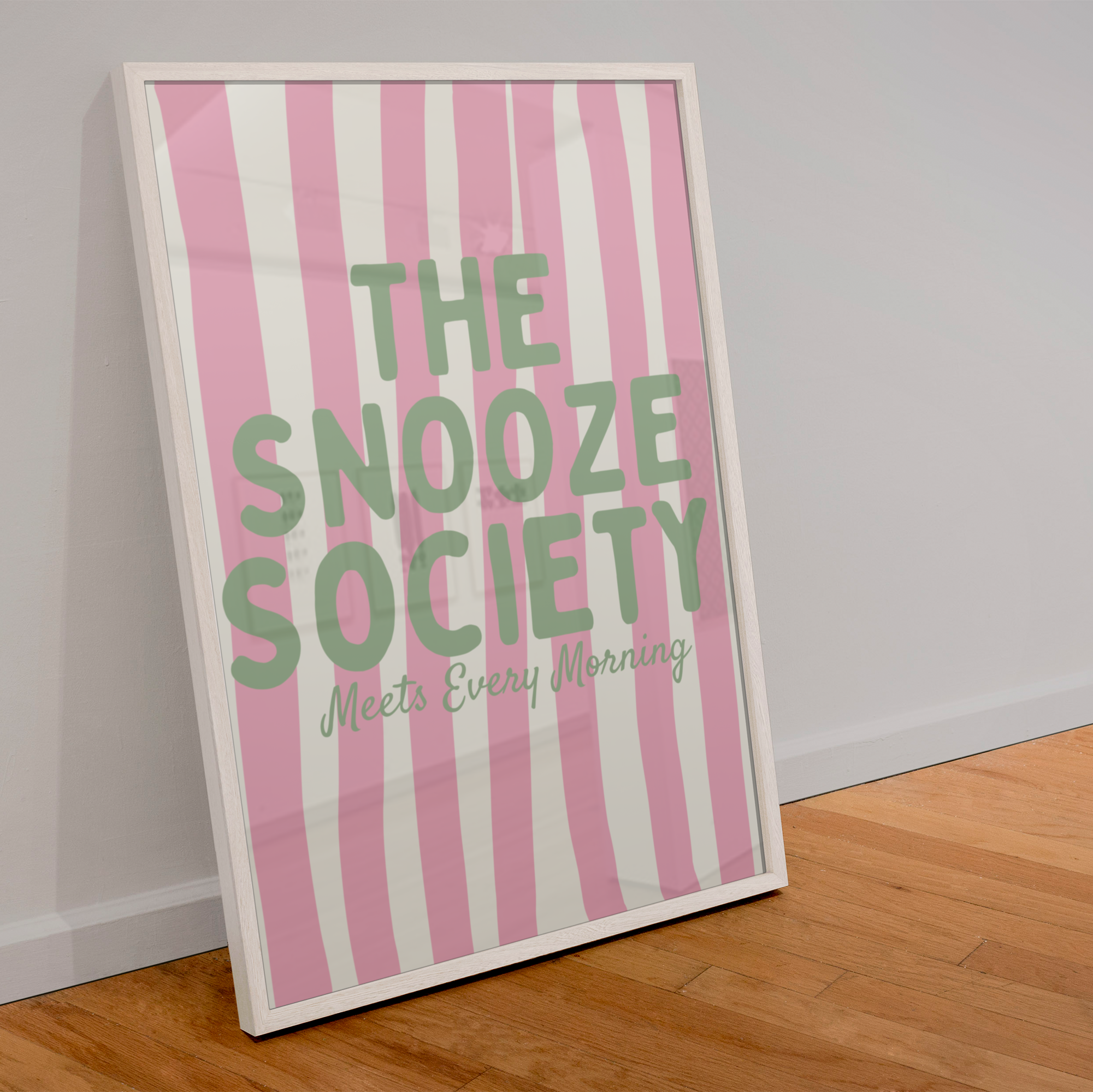 A3 "The Snooze Society" Print