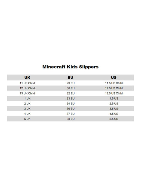 Minecraft Boys Multicoloured Grafitti Slip On Loafer Slippers