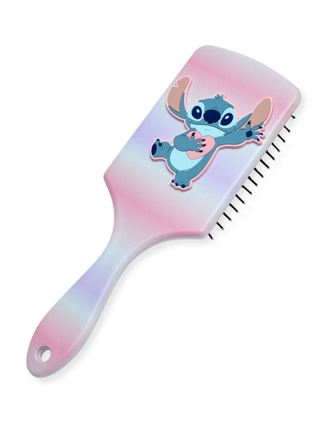 Disney Womens Multicoloured Stitch Ombre Hair Brush and Scrunchie Set (One Size)