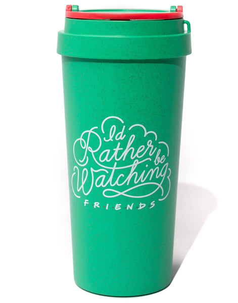 Friends Unisex Green Central Perk Logo Travel Mug (One Size)