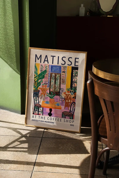 A3 "Matisse At The Coffee Shop" Print