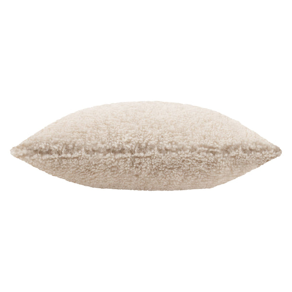 Olann Faux Shearling Cushion Natual