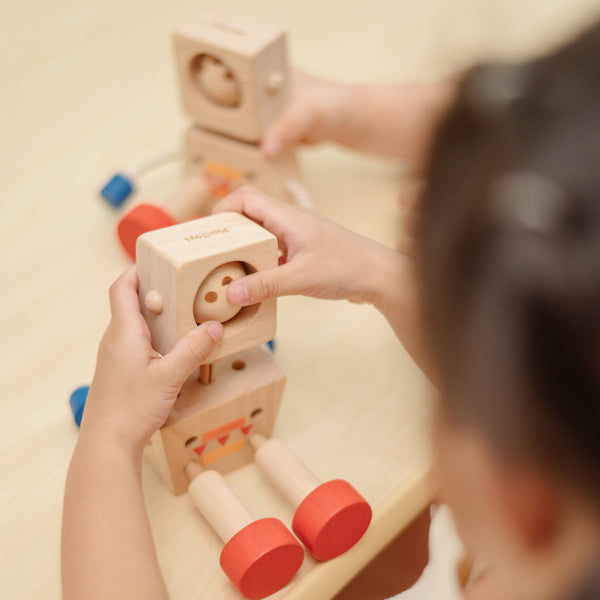 Plan Toys MoodBot Montessori Wooden Toy