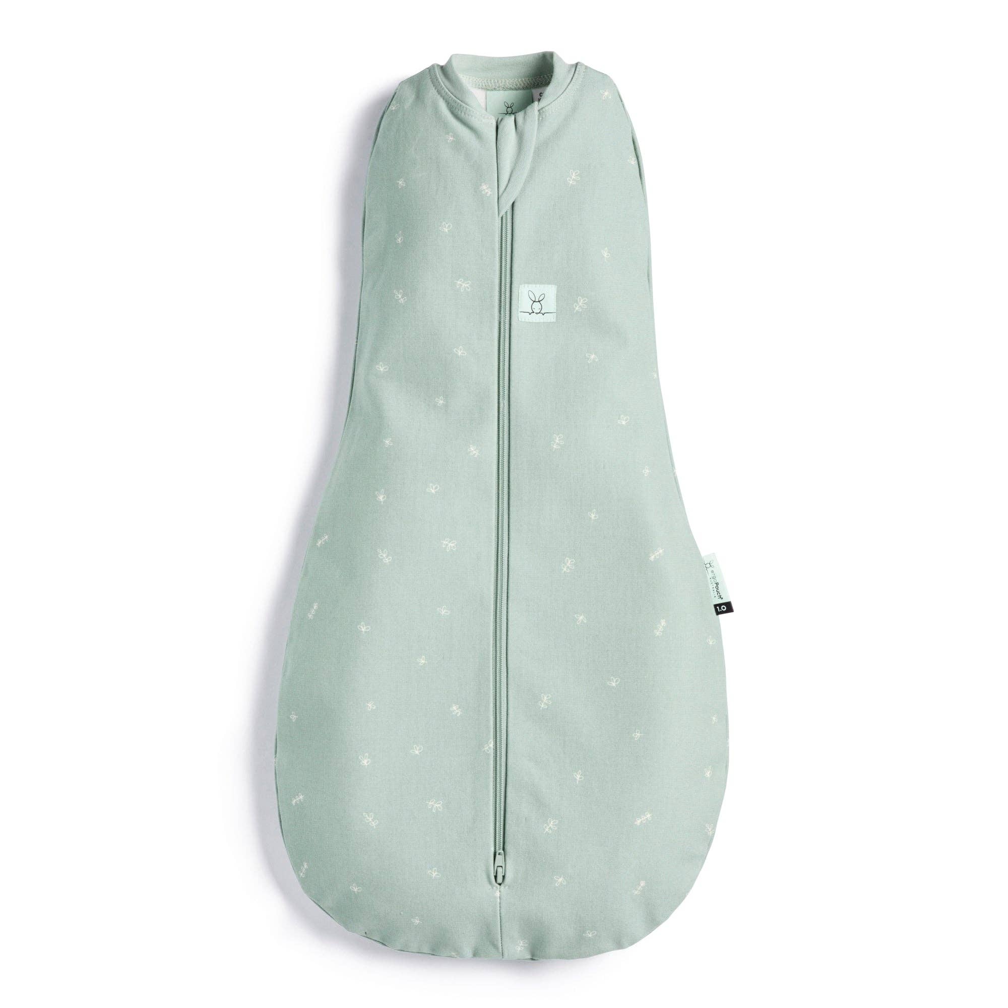 ErgoPouch - Organic All Year Cocoon Swaddle Bag -Sage -1 TOG