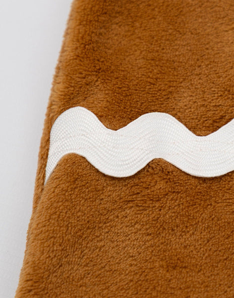 Show Me The Merch Unisex Kids Brown Gingerbread Onesie