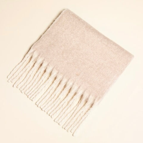 Beige Winter Scarf