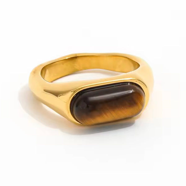 Tigers eye ring