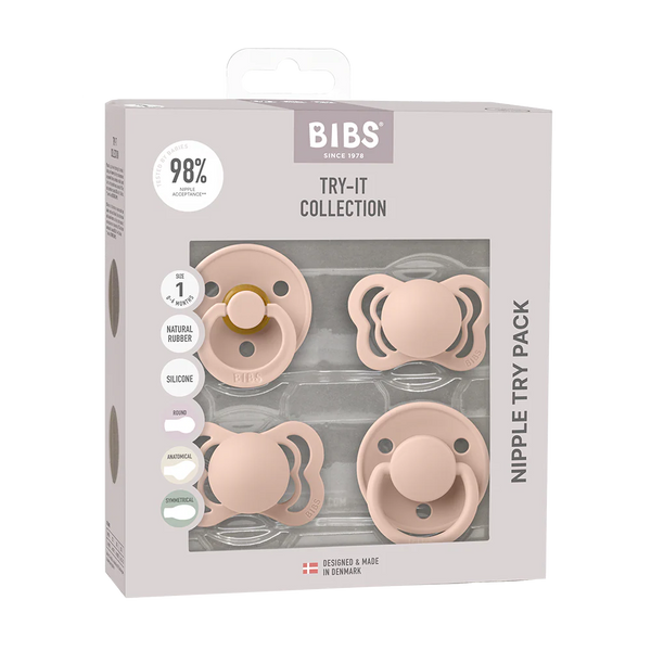 BIBS Pacifiers Try-it Colour 3 PACK
