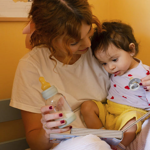 BIBS Glass Baby Bottle 120ml - Latex