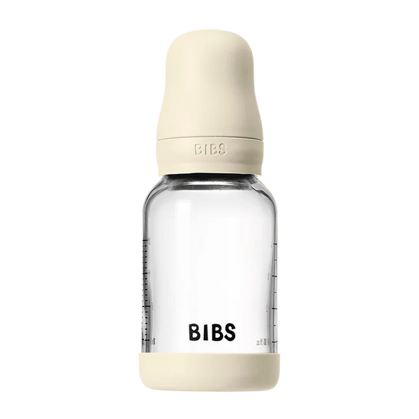 BIBS Glass Baby Bottle 120ml - Latex