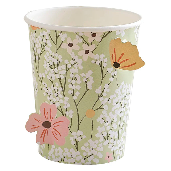 Paper Cup - Floral