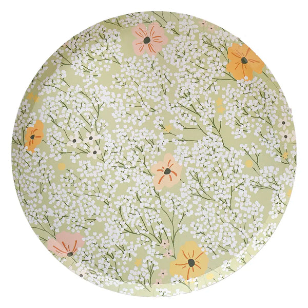 Paper Plate - Floral