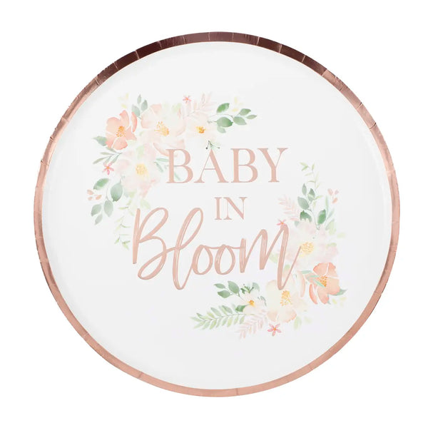 Paper Plate - Baby in Bloom