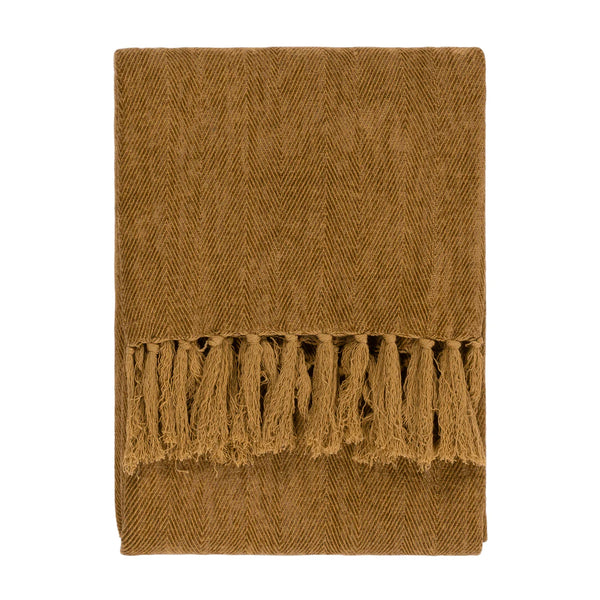 Cotton Throw 130 x 180 - Honey