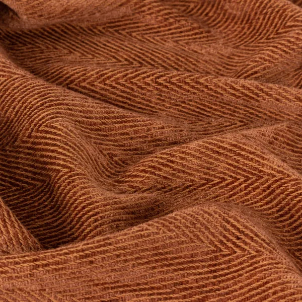 Cotton Throw 130 x 180 - Ginger