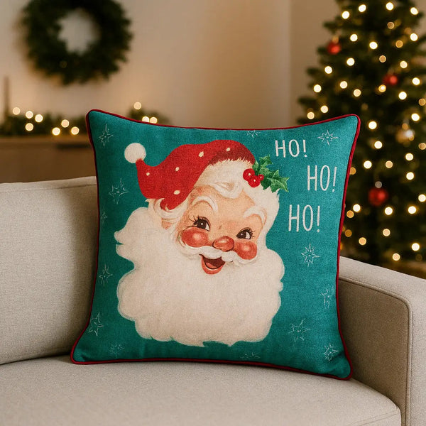 Vintage Santa Piped Cushion