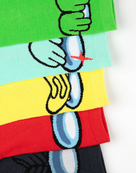 Among Us Boys Multicoloured Character Calf Socks Set of 5