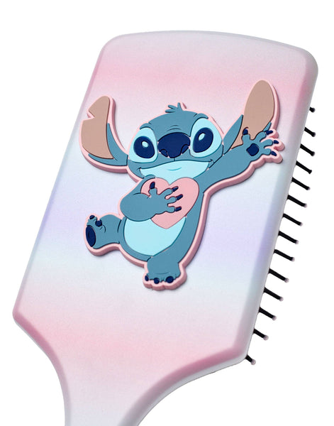 Disney Womens Multicoloured Stitch Ombre Hair Brush and Scrunchie Set (One Size)