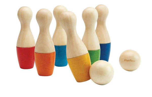 Plan Toys - Wooden Bowling Set