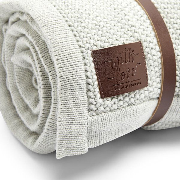Organic Knitted Fleece Blanket