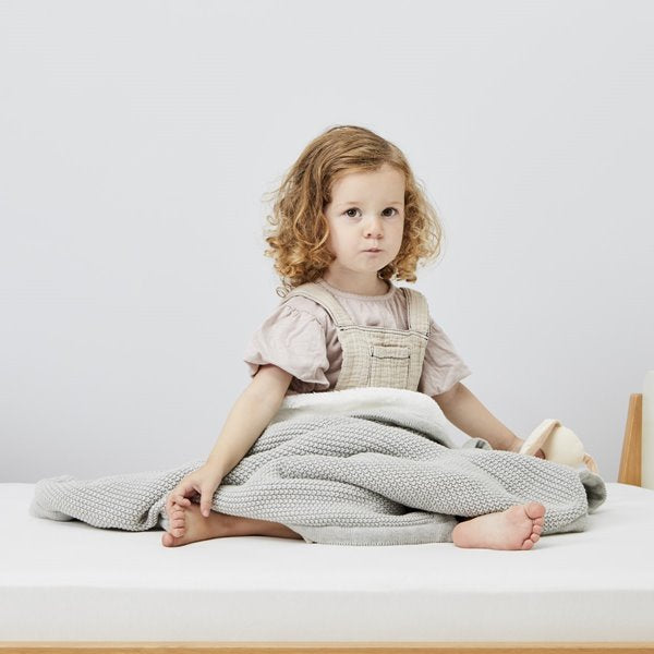 Organic Knitted Fleece Blanket