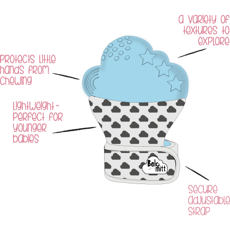 Belo&Me Teething Mitt