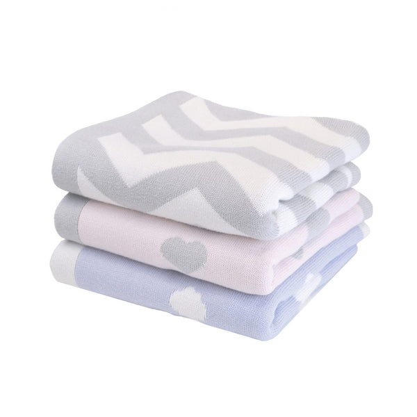 Shnuggle Cosy Cotton Knit Blanket