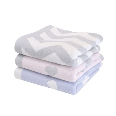 Shnuggle Cosy Cotton Knit Blanket