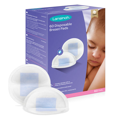 LANSINOH DISPOSABLE NURSING PADS X 60